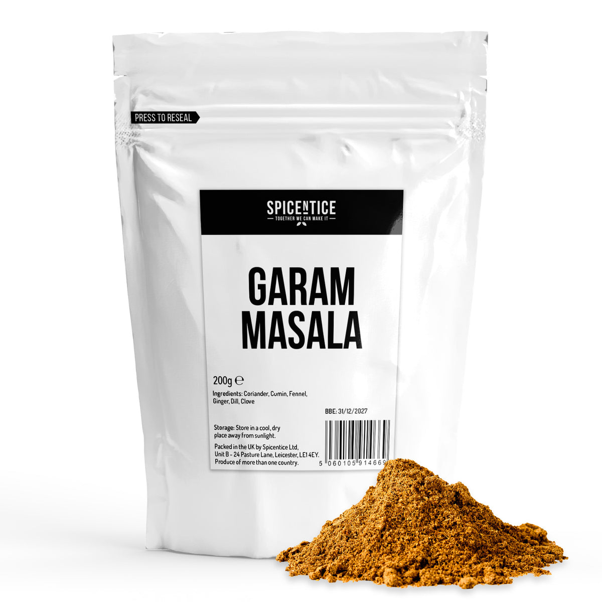Old India Garam Masala Whole Spices - 1 Kg Bag, 100% Natural, No Additives, Great For Curries & Stews