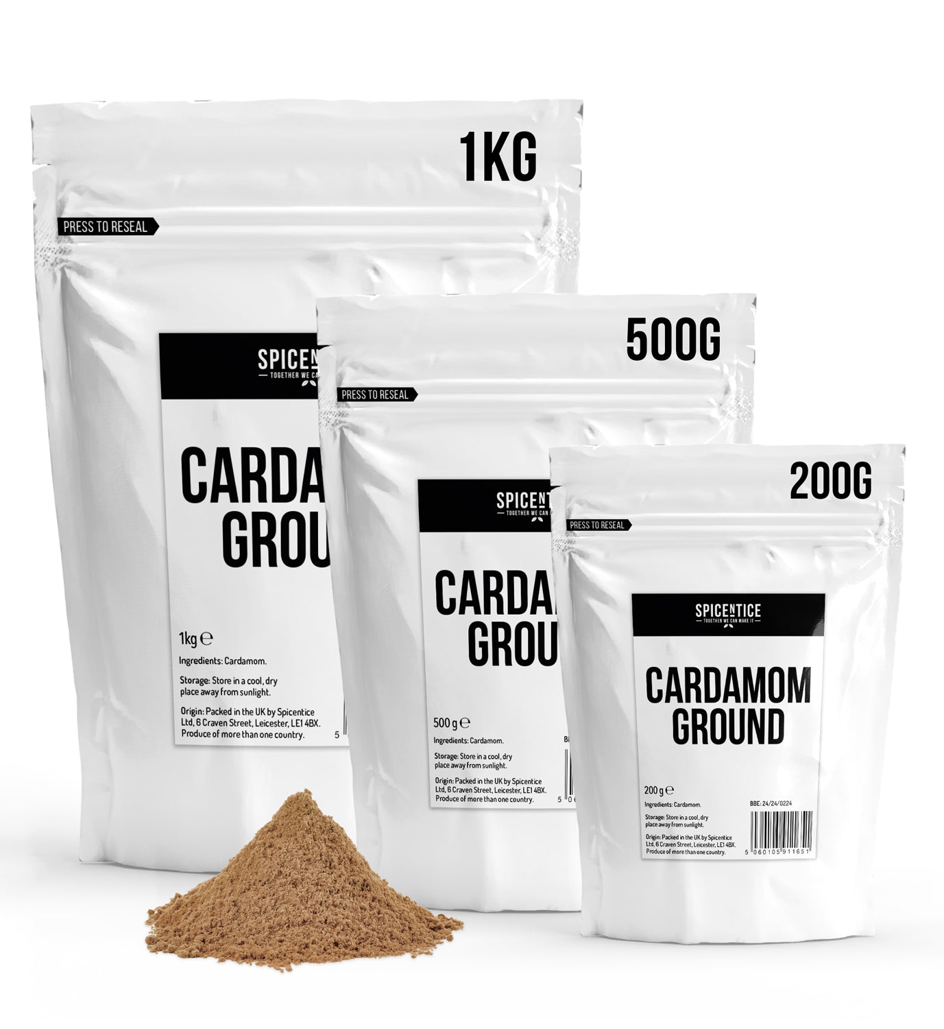 Premium Cardamom Powder UK | 100g – 1kg Spices – SPICENTICE LTD