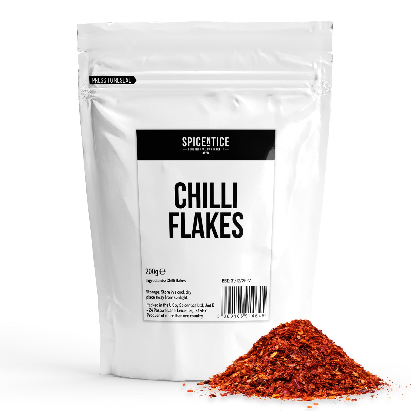 Chilli Powder Flakes Premium Chilli Flakes UK | 100g – 1kg Spices – SPICENTICE LTD