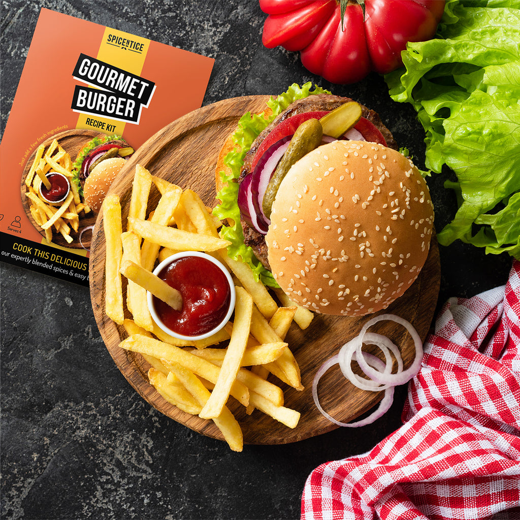 Gourmet Burger Recipe Kit