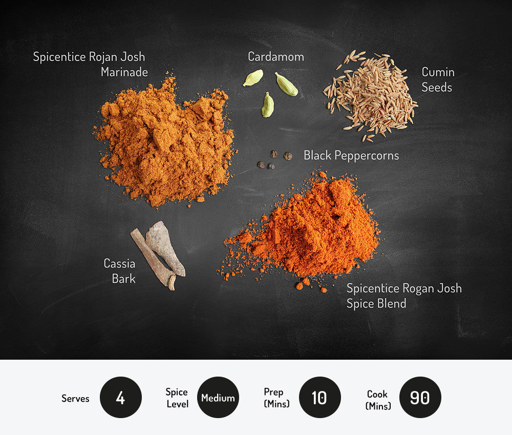 Lamb Rogan Josh Curry Kit | Easy Recipe | Spice Meal Kits | SPICE N TICE
