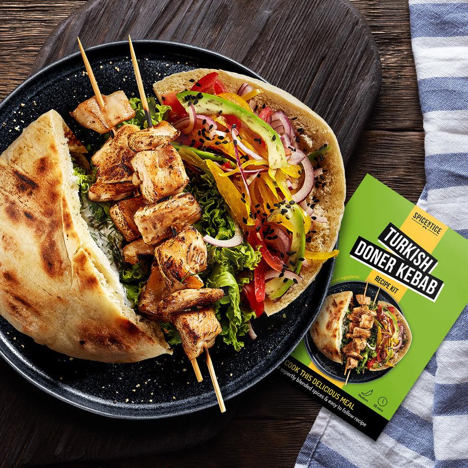 Doner Kabab Preparation Turkish Doner Kebab Recipe Kit